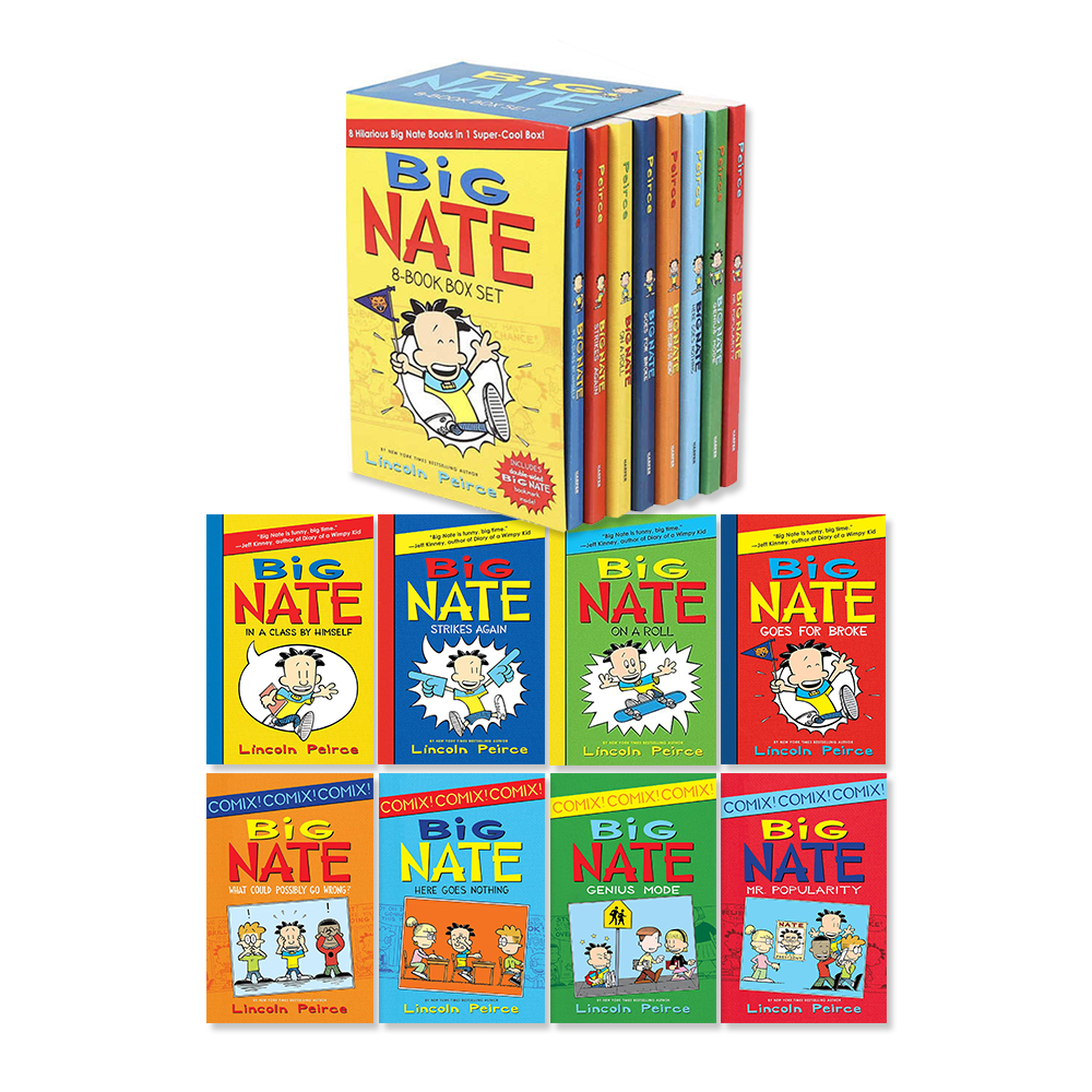 Big Nate 8-book Paperback Box Set